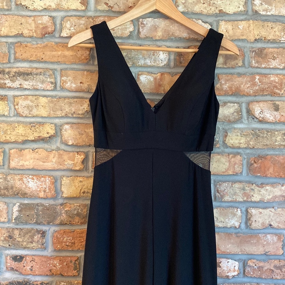 Black full length formal dress